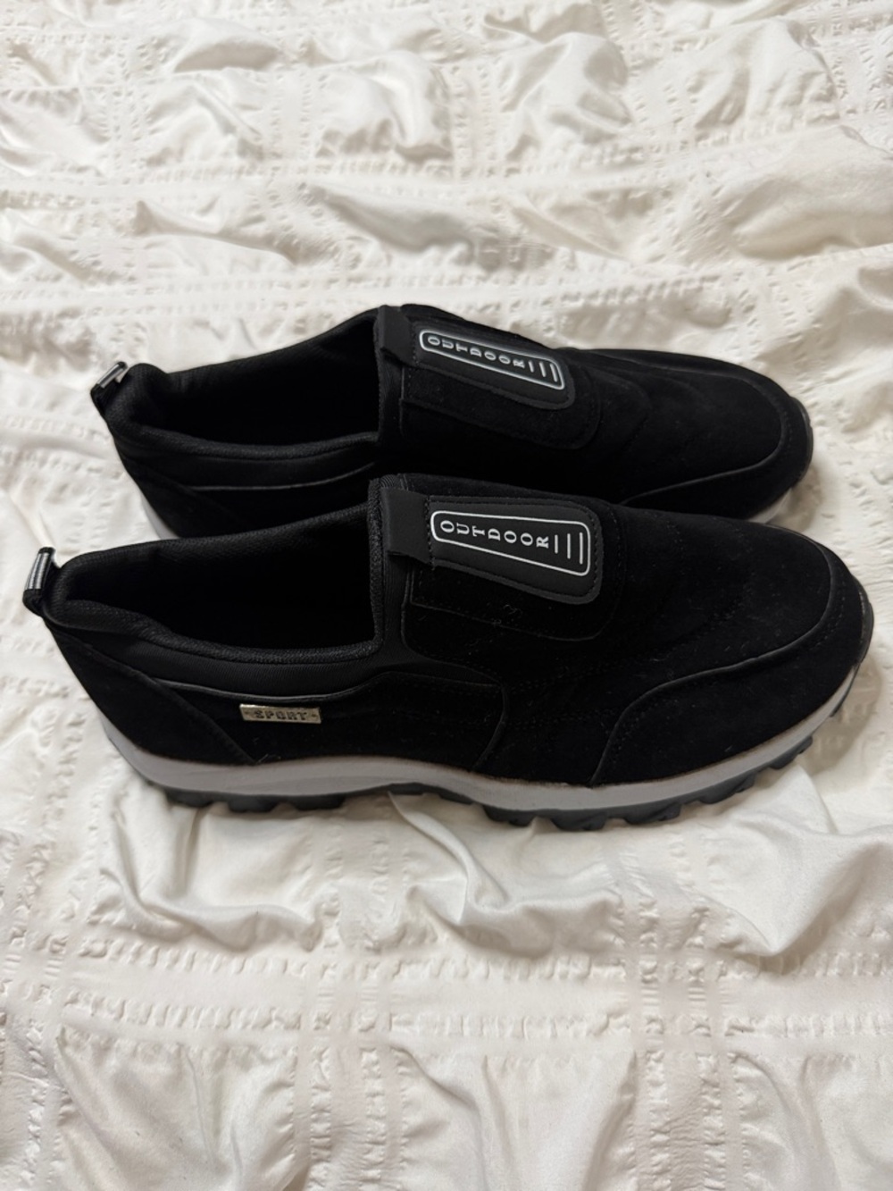 Women's Black Slip-On Casual Loafers
